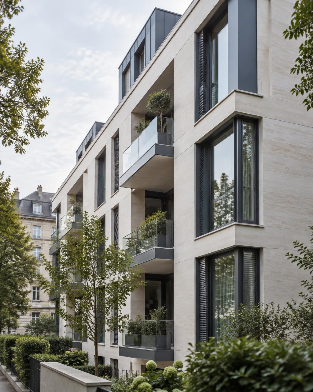 Moderne Wohnimmobilie mit klarer Architektur